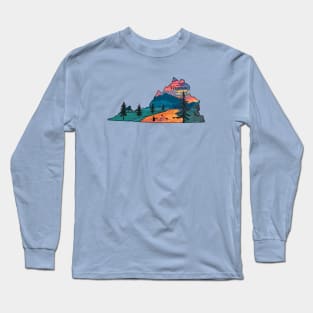 Virginia Fly Fishing State River Sunset by TeeCreations Long Sleeve T-Shirt